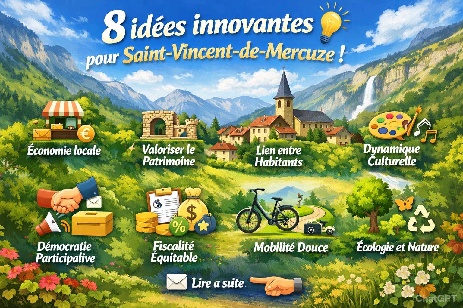 ✨ 8 idées audacieuses pour améliorer notre village : vers un projet local innovant et participatif  🌱
