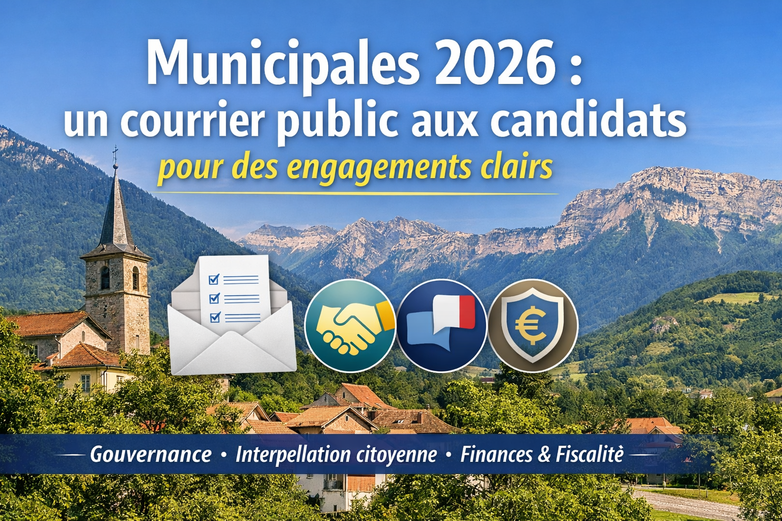 Municipales à Saint-Vincent : SVM2026 adresse un courrier public aux candidats pour des engagements clairs