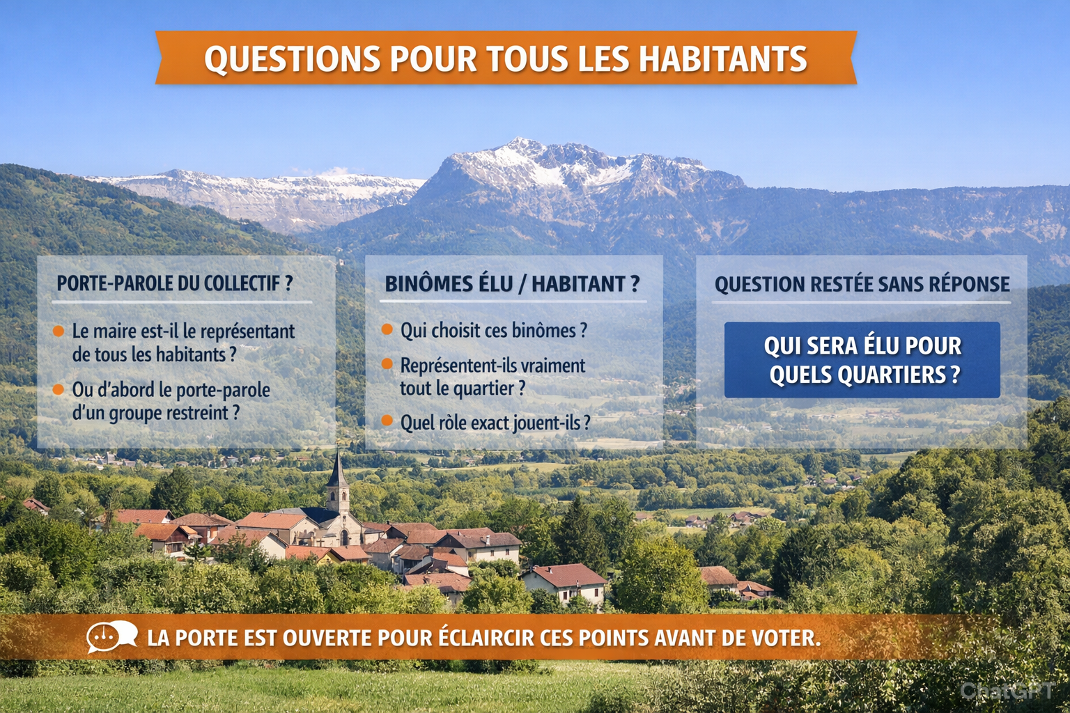 🏛️Muriel Savigny – Maire « porte-parole », collectif structuré et binômes de quartier : quelle représentation pour tous les habitants ?