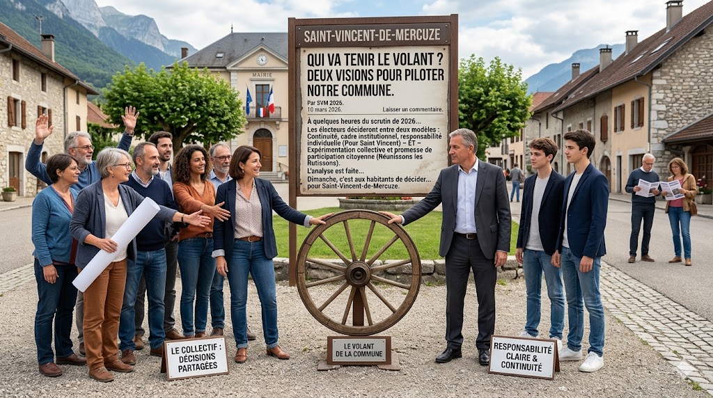 🚦Dimanche soir. Qui va tenir le volant ? Deux visions pour piloter notre commune